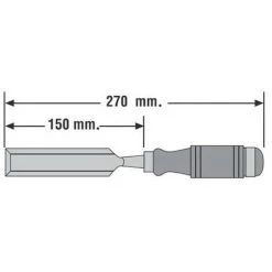 URKO Ciseau à Bois Largeur 15 Mm Chrome Vanadium Manche Bois - Mod. 615-M -France URKO Soldes 2022 28907824 3