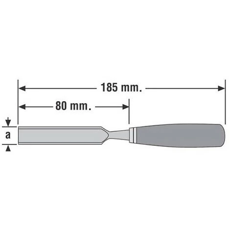 URKO Gouge Droite De Sculpteur Largeur 13 Mm Chrome Vanadium Manche Bois - Mod. 746 4 URKO Gouge Droite De Sculpteur Largeur 13 Mm Chrome Vanadium Manche Bois - Mod. 746 – Image 2