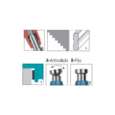 Serre Joint à Pompe - Saillie : 140mm - Serrage : 400 Mm - Tige : 40x10 - URKO 4 Serre Joint à Pompe - Saillie : 140mm - Serrage : 400 Mm - Tige : 40x10 - URKO – Image 2