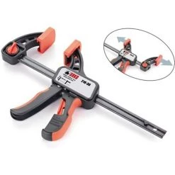 URKO Vis De Serrage Professionnelle � Une Main Poign�e De Pistolet R�versible 150Mm Nylon Ref