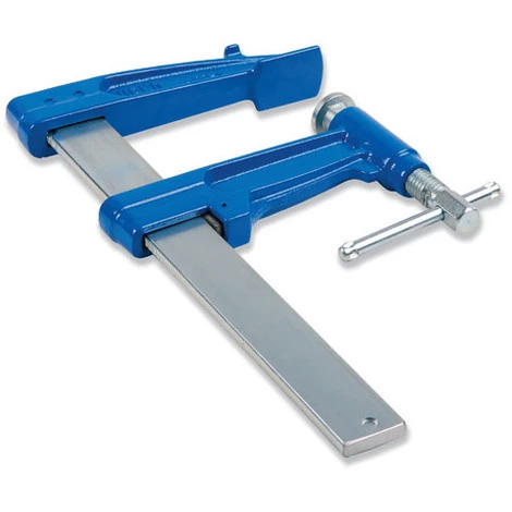 Serre-joint à Pompe 35 Cm Section 40 X 10 Mm Saillie De 140 Mm Et Frein Antiglissant - 1522035 - Urko 3 Serre-joint à Pompe 35 Cm Section 40 X 10 Mm Saillie De 140 Mm Et Frein Antiglissant - 1522035 - Urko