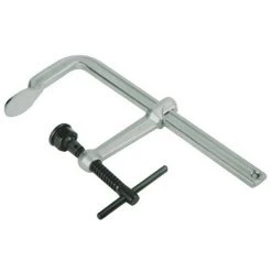 Serre-joint à Vis 40 Cm Section 25 X 12 Mm Saillie De 120 Mm En Acier Forgé - 1560040 - Urko