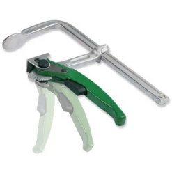 Serre-joint Rapide à Levier 20 Cm Section 19,5 X 8 Mm Saillie De 100 Mm En Acier Forgé - 1564020 - Urko