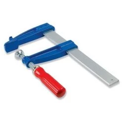 4 Serre-joints à Vis 15 Cm Section 30 X 8 Mm Saillie De 90 Mm Et Manche En Bois - UR-1510015x4 - Urko