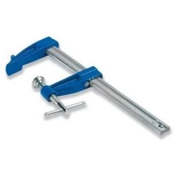 12 Serre-joints à Vis 12 Cm Section 18 X 7 Mm Saillie De 60 Mm Et Manche En Croix - UR-2011012x12 - Urko